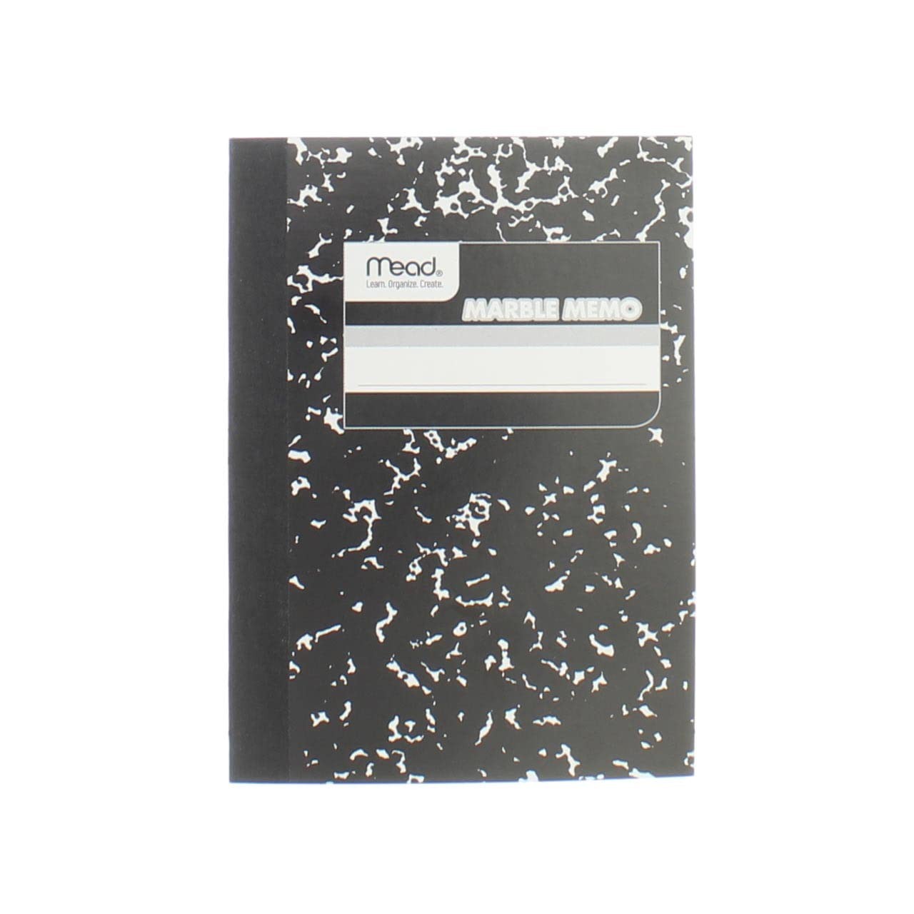 Mead Black Marble Memo Composition Notebook, 3 1/4