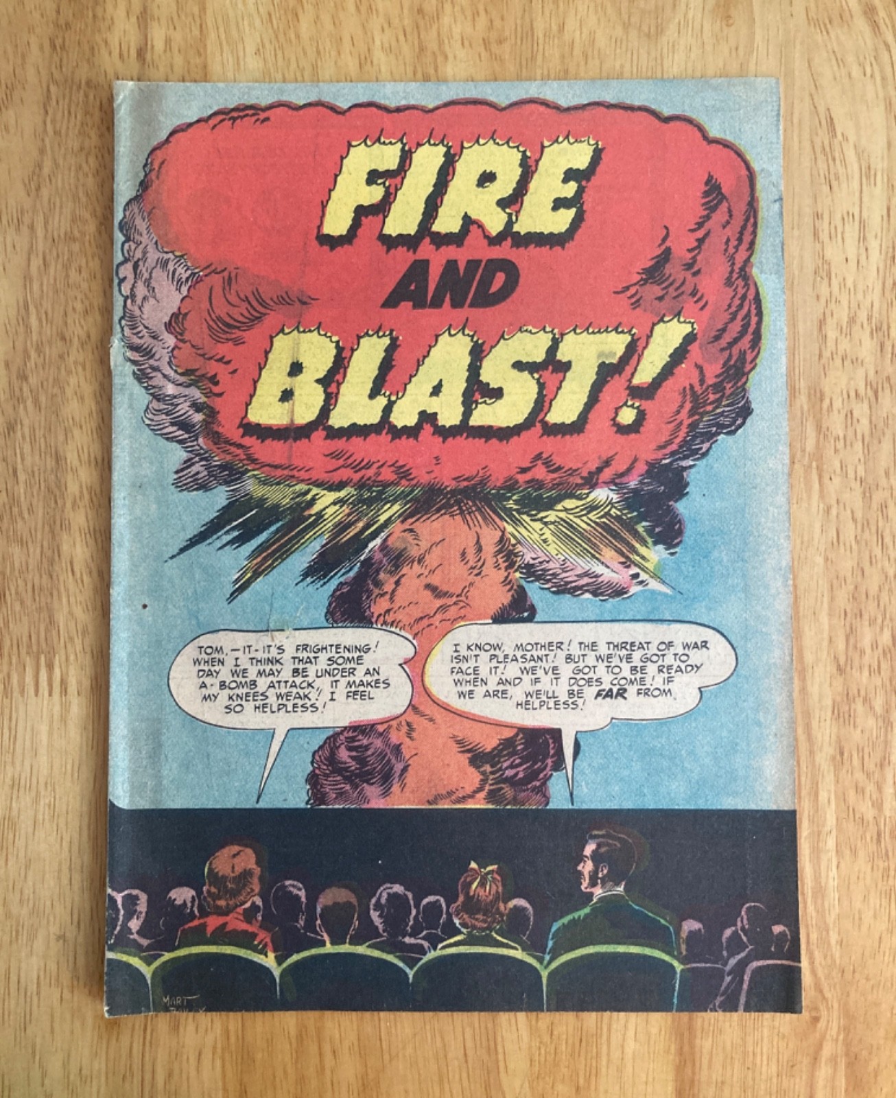 Scarce FIRE AND BLAST *1952 Atom Bomb Scare Comic* (See Details...)