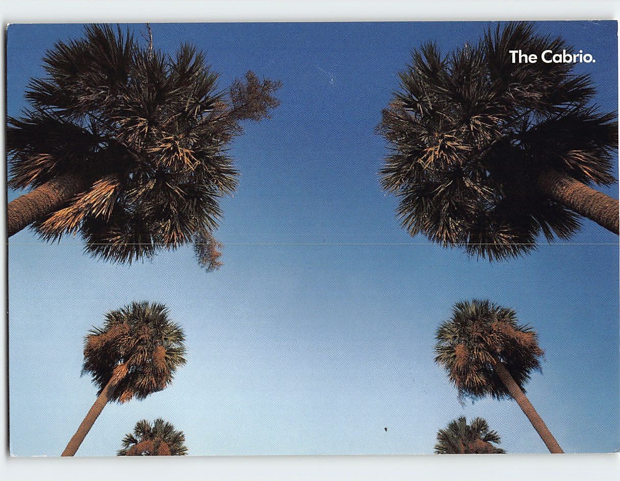 Postcard The Cabrio Advertisement