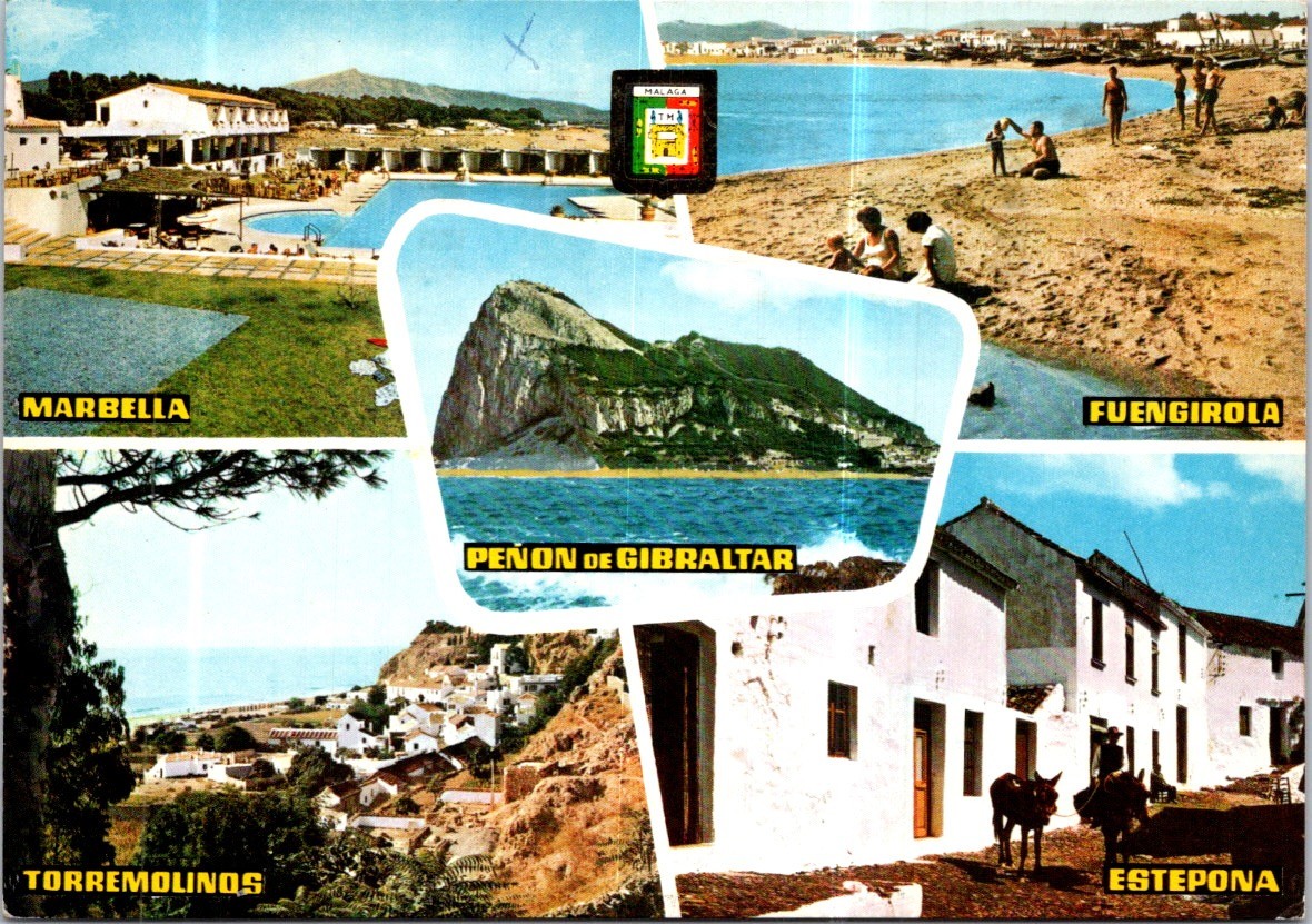 (2421) 30-3-2026 - Spain (posted to France) Costa Del Sol (with Gibraltar)