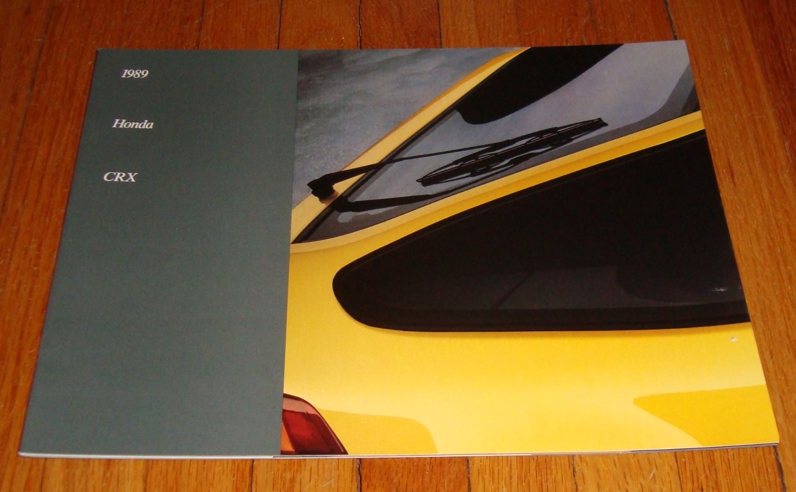 Original 1989 Honda CRX Sales Brochure Catalog Si HF