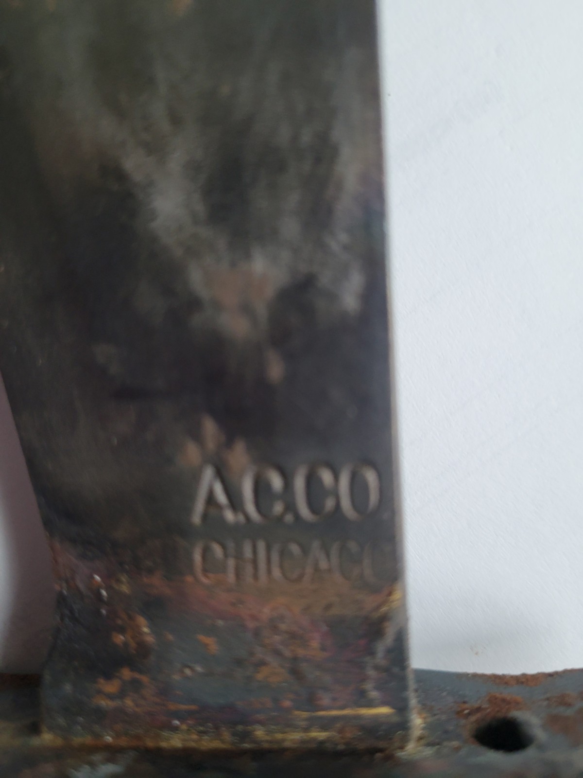 Original Bolo Fighting Knife US MOD 1917 ACCO Chicago 1918