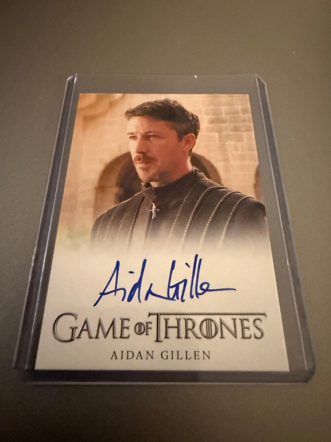 2012 GOT Aidan Gillen Petyr Baelish Littlefinger Autograph