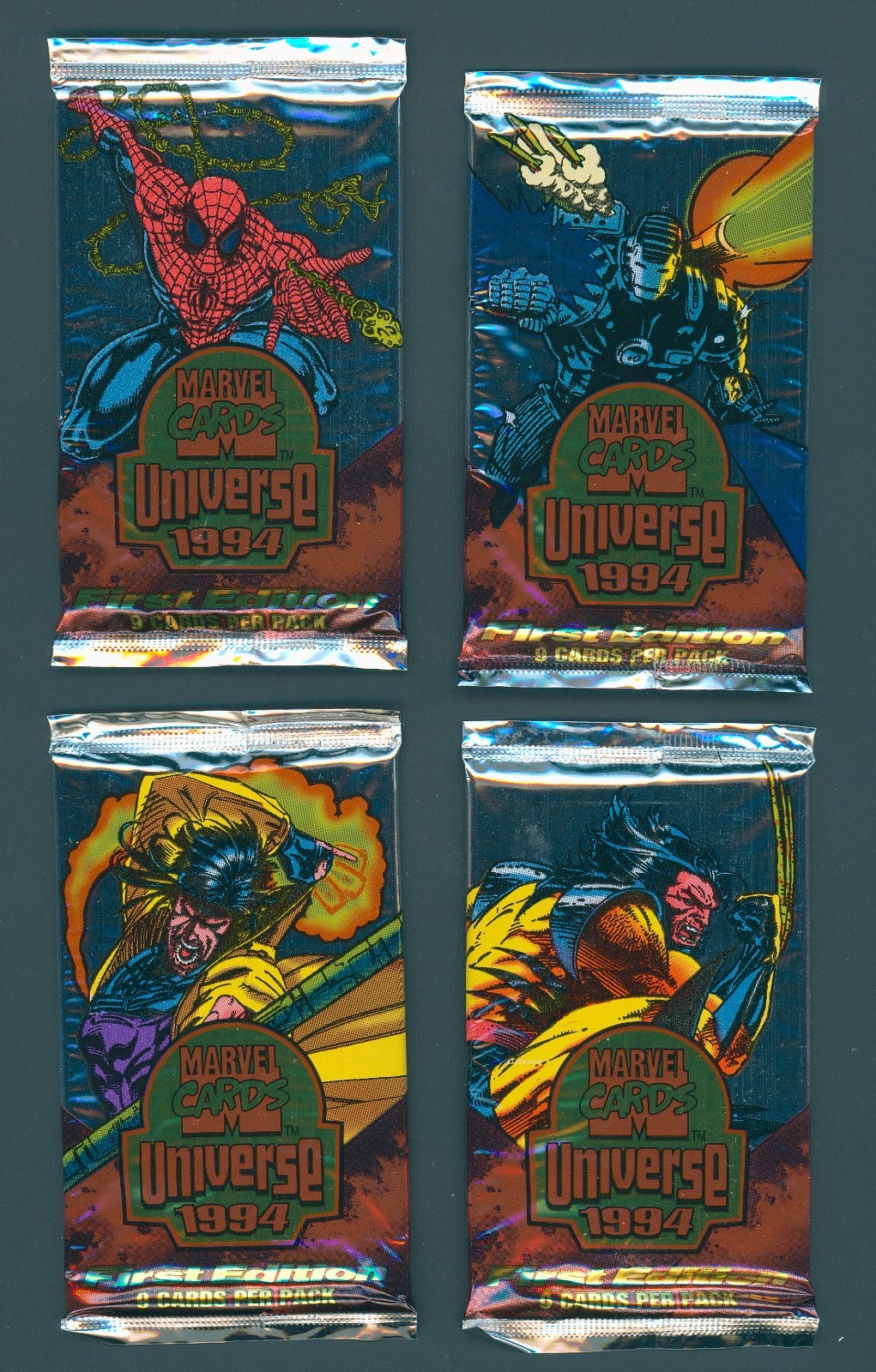 1994 Marvel Universe First Edition 9 Card Pack - (1) Factory Sealed Pack