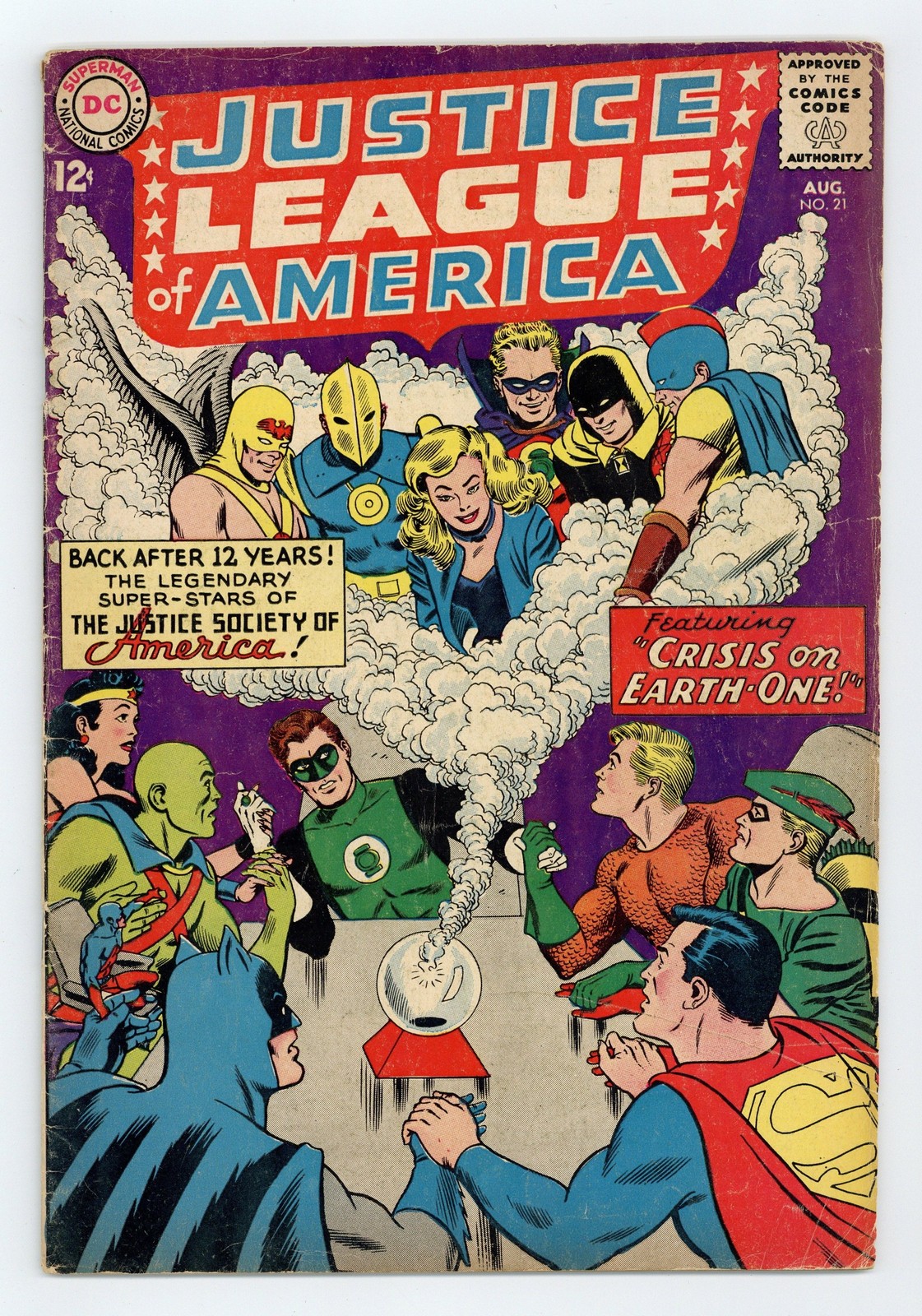 Justice League of America #21 GD/VG 3.0 1963 1st SA app. Hourman, Dr. Fate