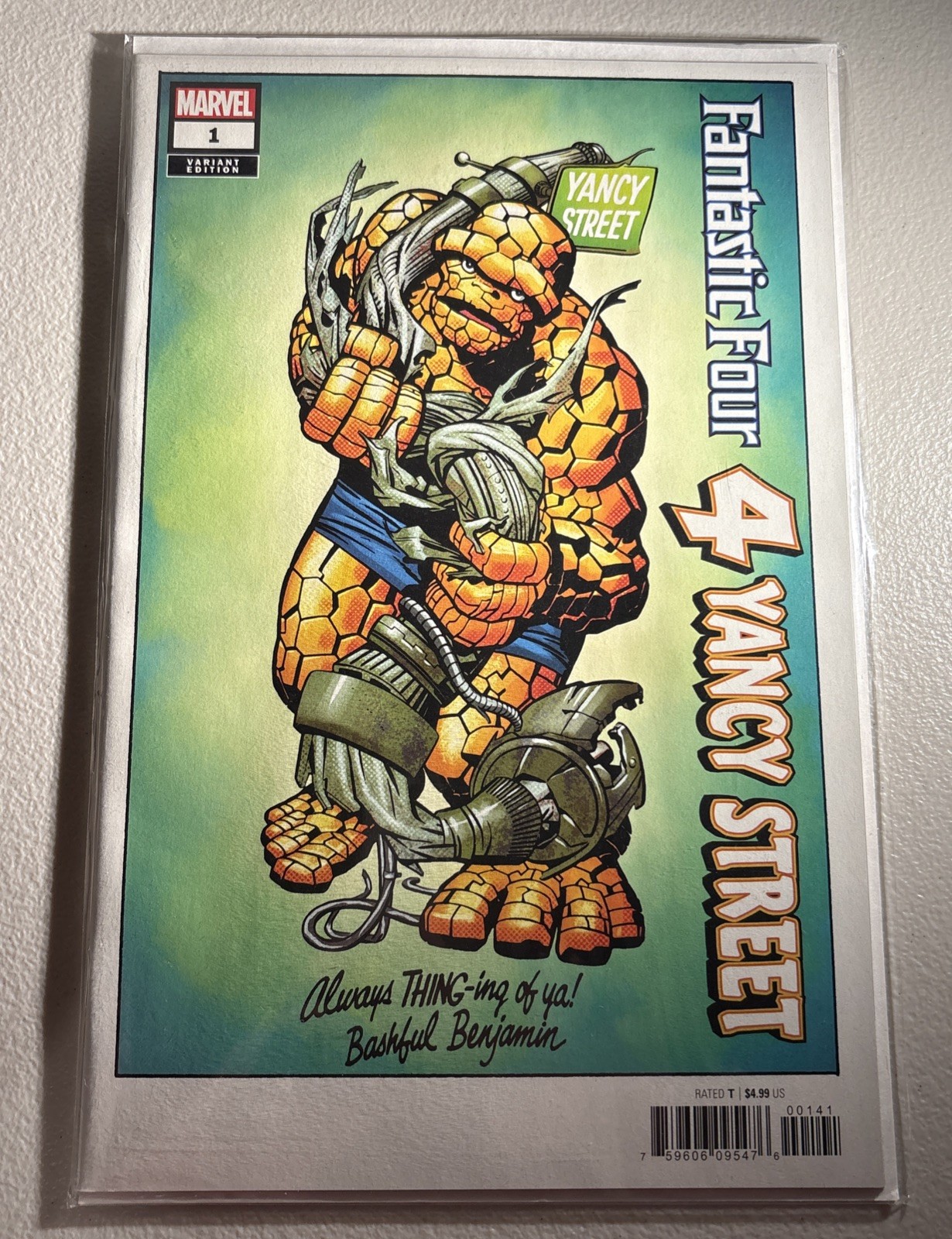 Fantastic Four #1 4 Yancy Street 1:100 Thing Jack Kirby Variant 2019