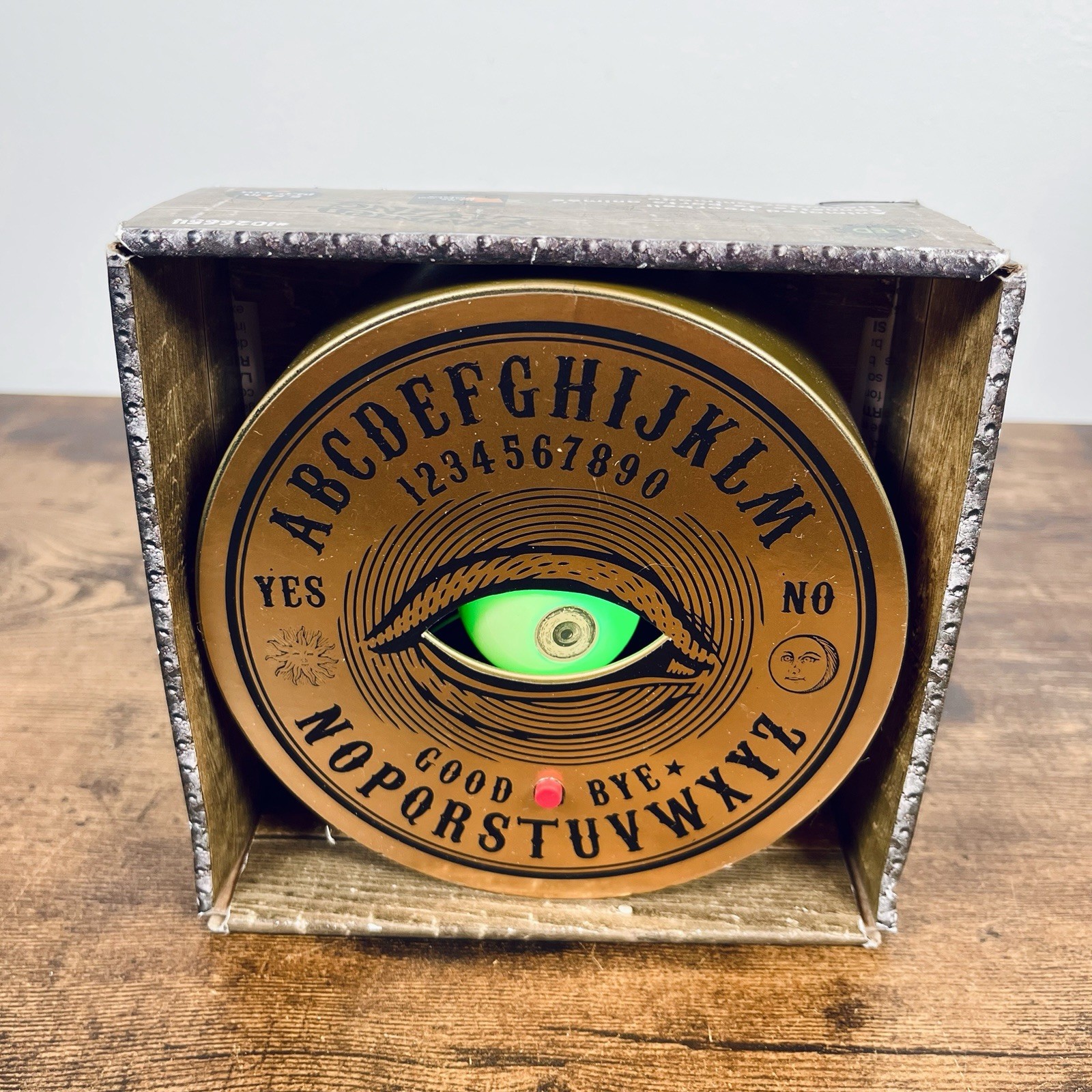 VTG Gemmy Industries Halloween Doorbell All Seeing Eye Ouija Animated  NEW NIB