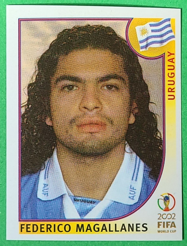 Panini World Cup 2002 WC 02 Sticker No. 76 Federico Magallanes Uruguay URU