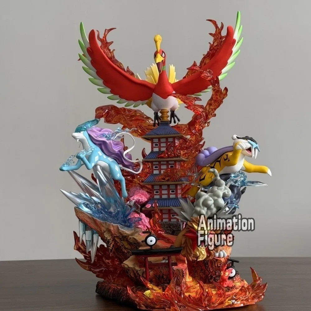 Pokemon Figure | 38cm | Pokemon | Raikou/Suicune/Entei/Ho-Oh