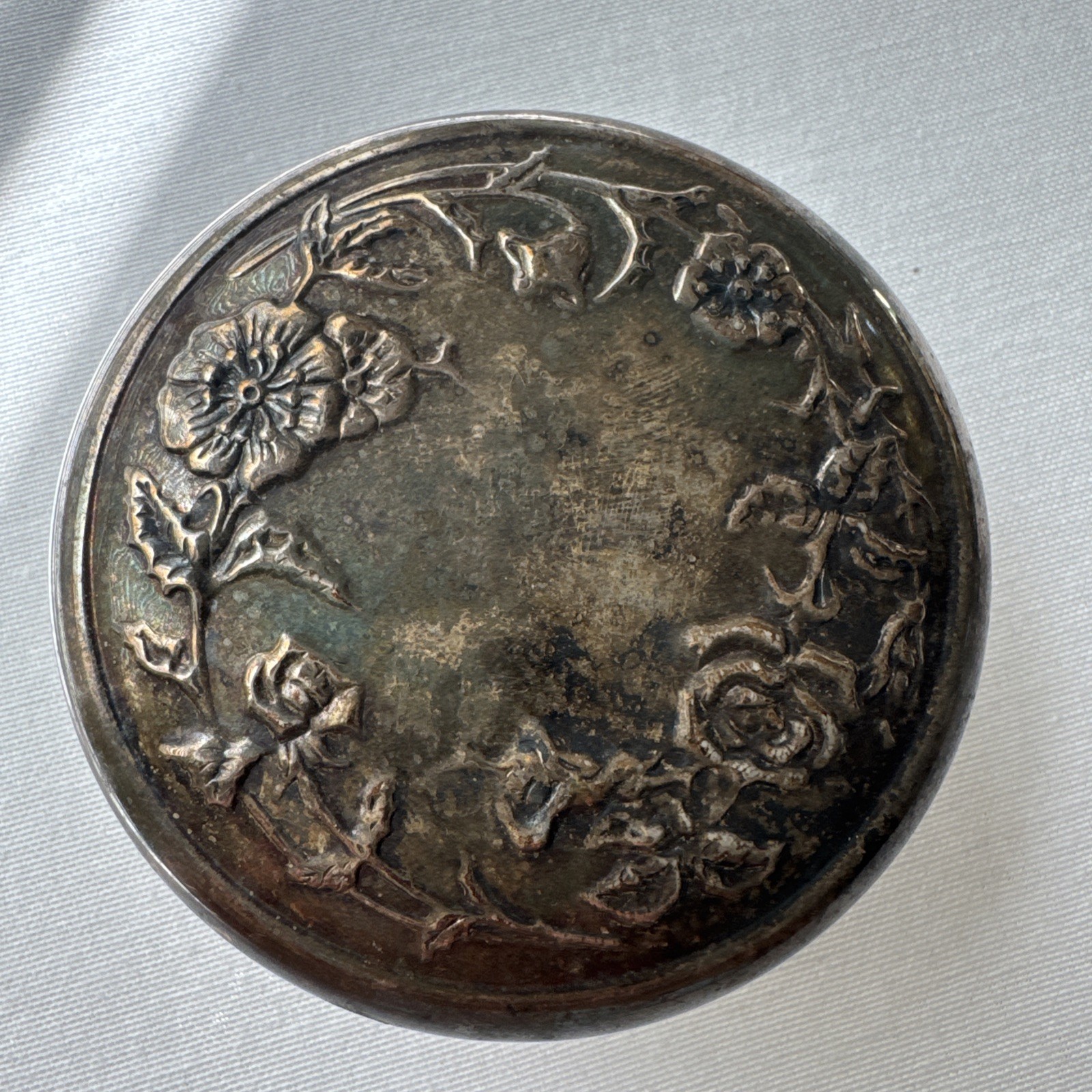 GORHAM Silver-plated Trinket Box 1950's