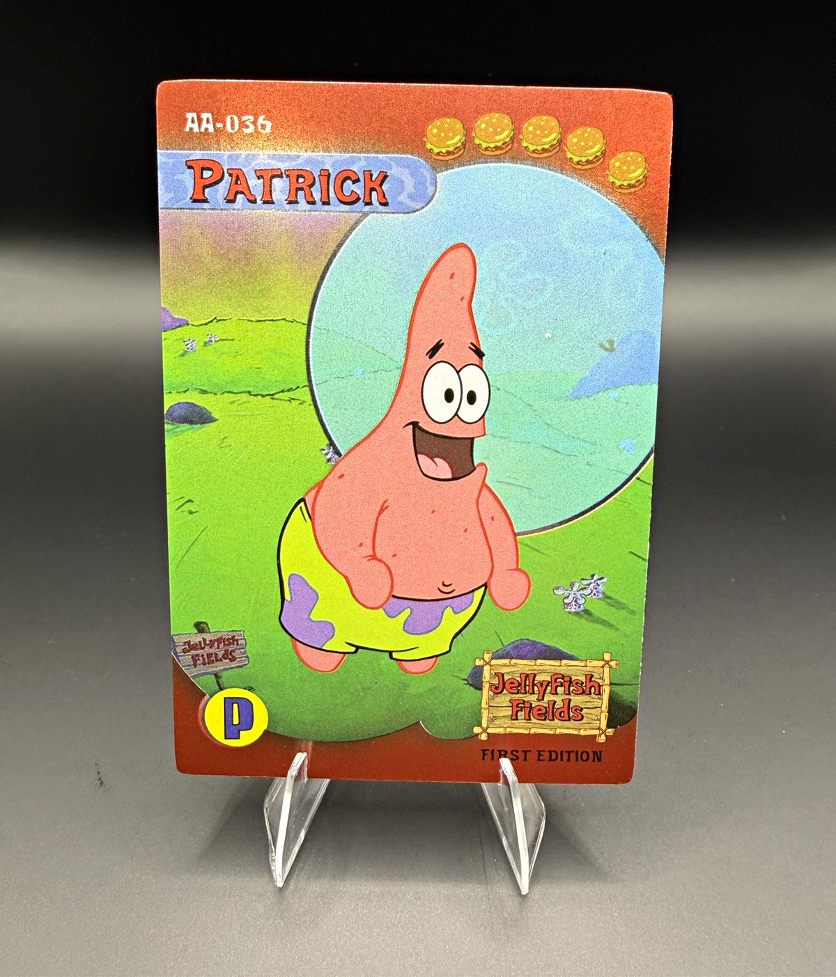 FULL SET 6 Card Lot Upper Deck SpongeBob TCG Patrick 1st Ed 2003 AA-031-036