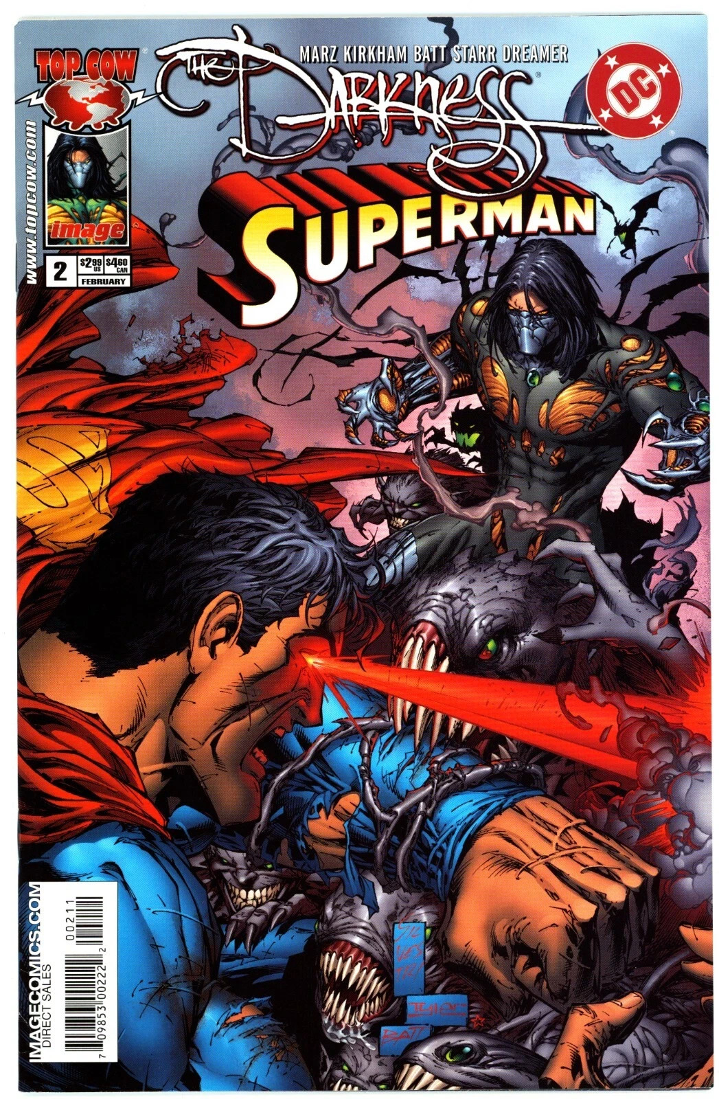 Darkness/Superman, The #2 VF 8.0 2005  Marc Silvestri| Tyler Kirkham Cover
