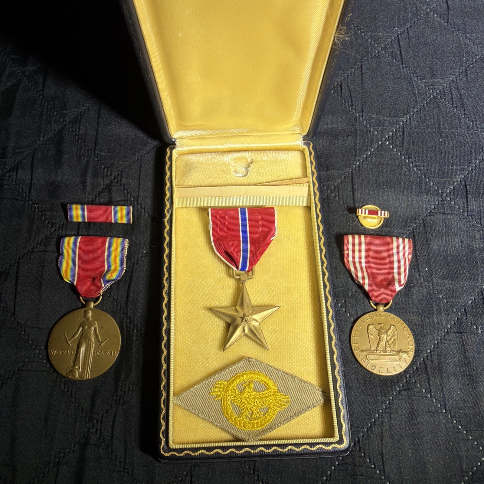 WWII Named -Bronze Star- Heavy Machine Gunner Bernard Hays