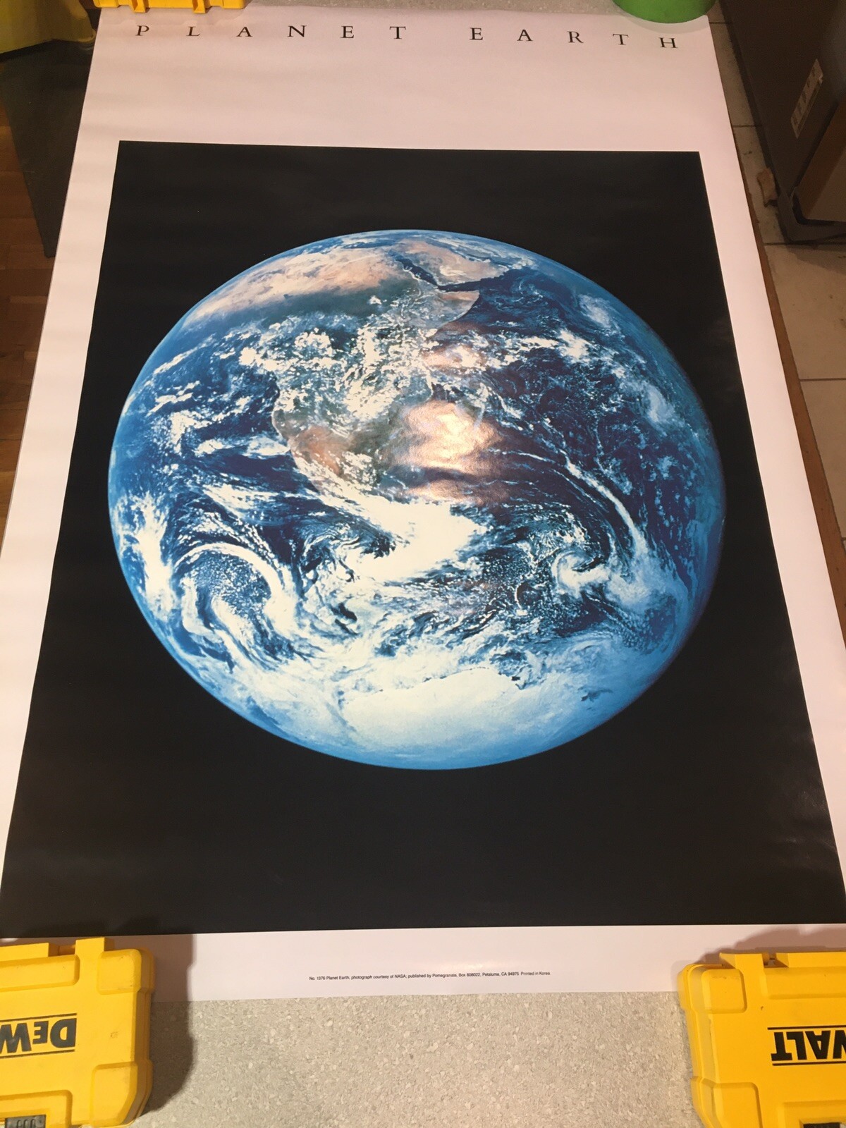 Planet Earth NASA Poster 2000’s Original New Authentic 36X24