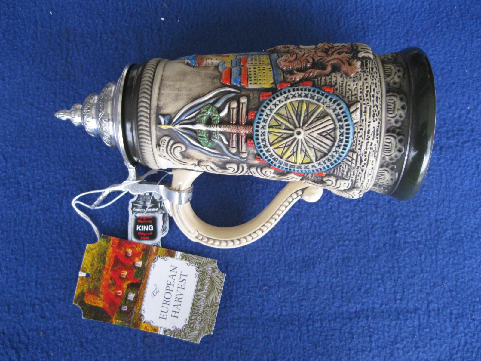 New W/Tag KING-WERK Munchen European Harvest  Limited Edition  Beer Stein / Mug