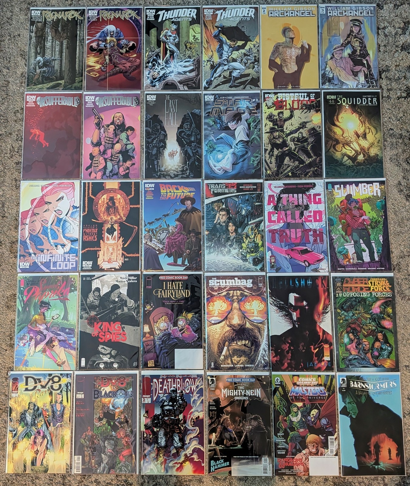 Big Comic Book Lot of 30 Various Independent Titles (IDW, Image, Dark Horse)