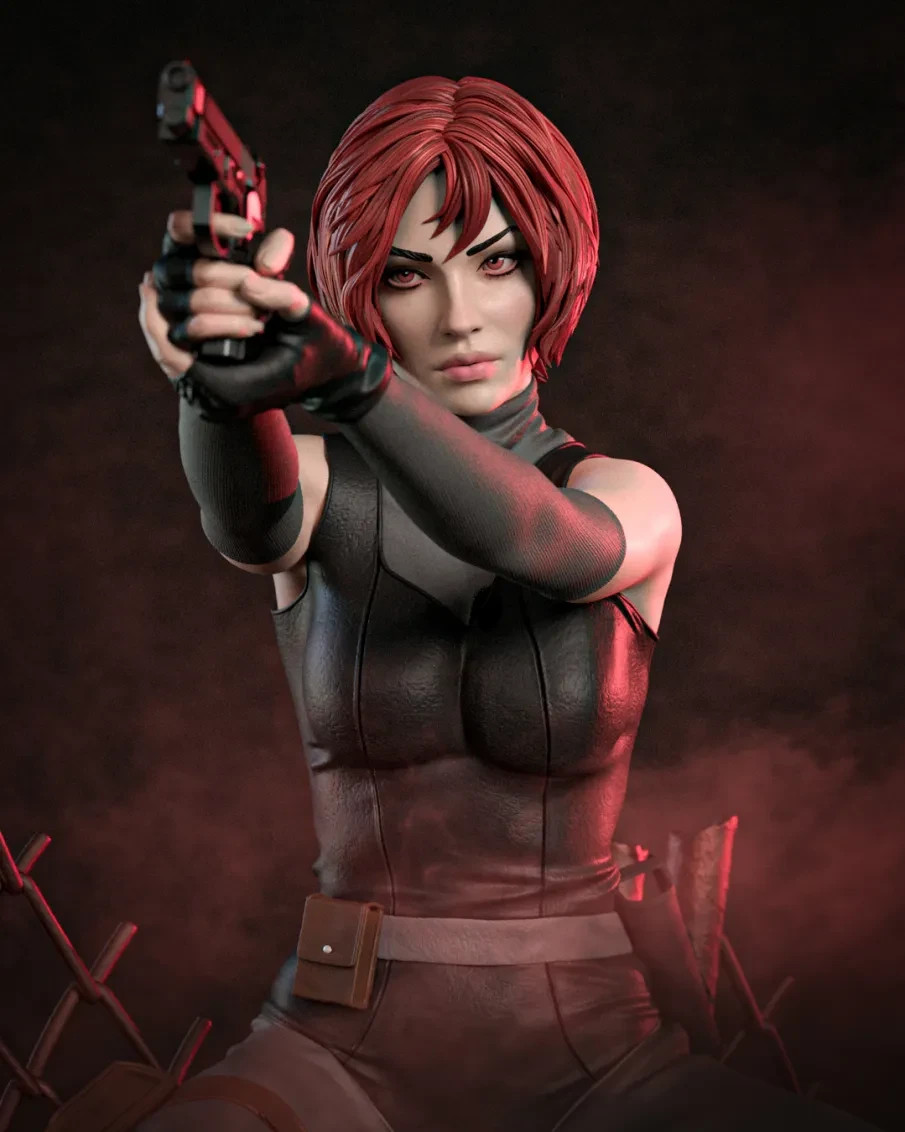 1:6 Regina Dino Crisis Fan Art UNPAINTED High Quality Resin Garage Kit