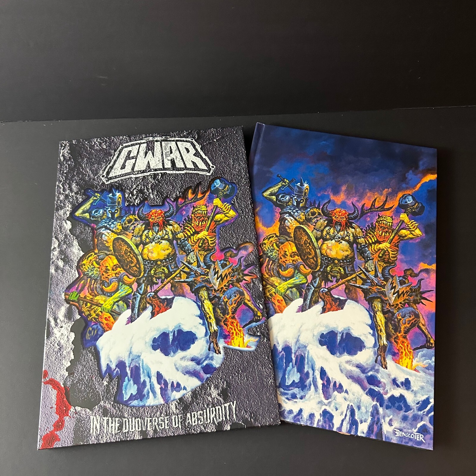 GWAR *3 SIGNED* PRINTS & COMIC- IN THE DUOVERSE OF ABSURDITY