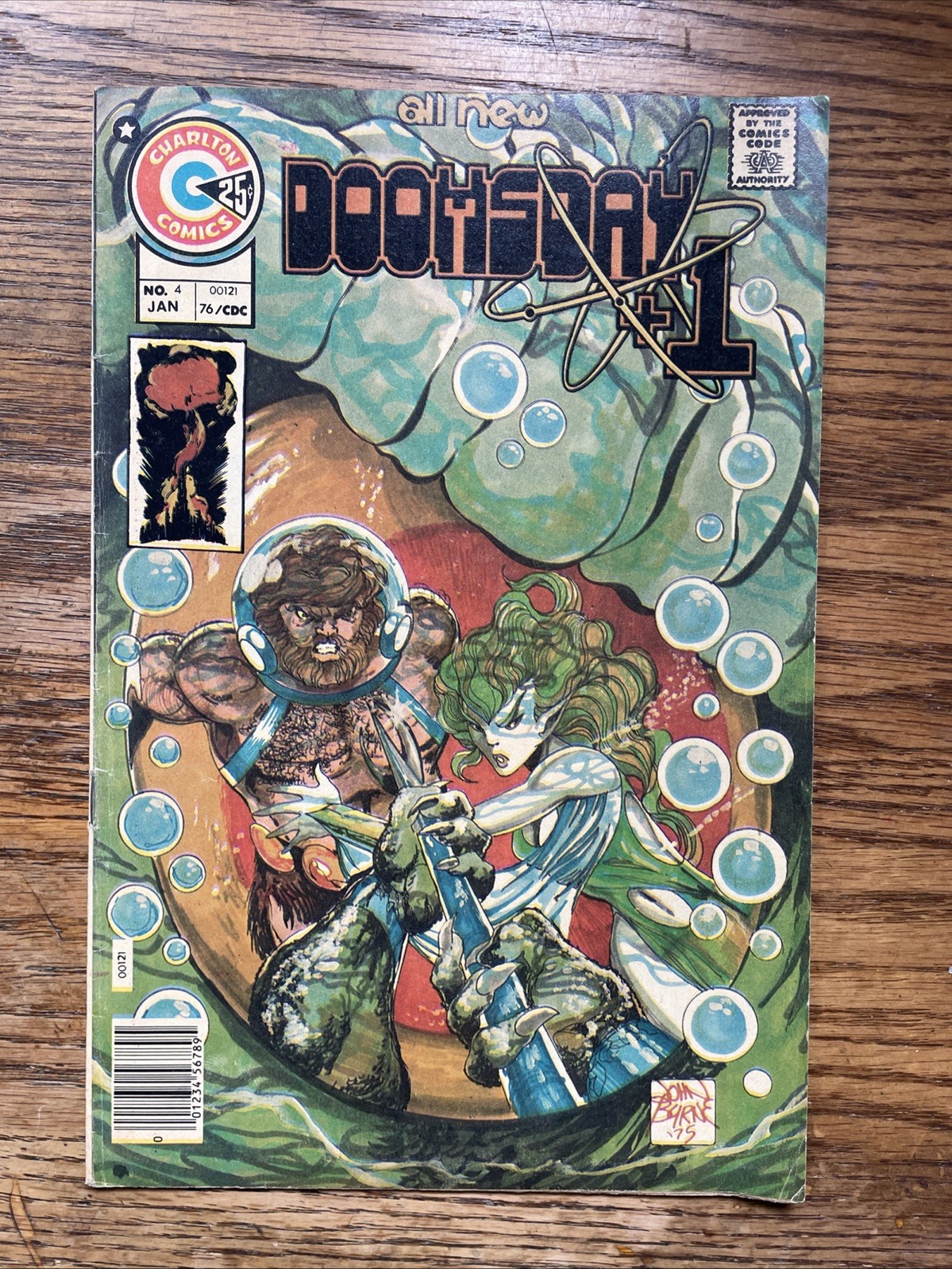 Doomsday + 1 #4 Vol. 1 1976 Charlton Comics Comic Book FN w