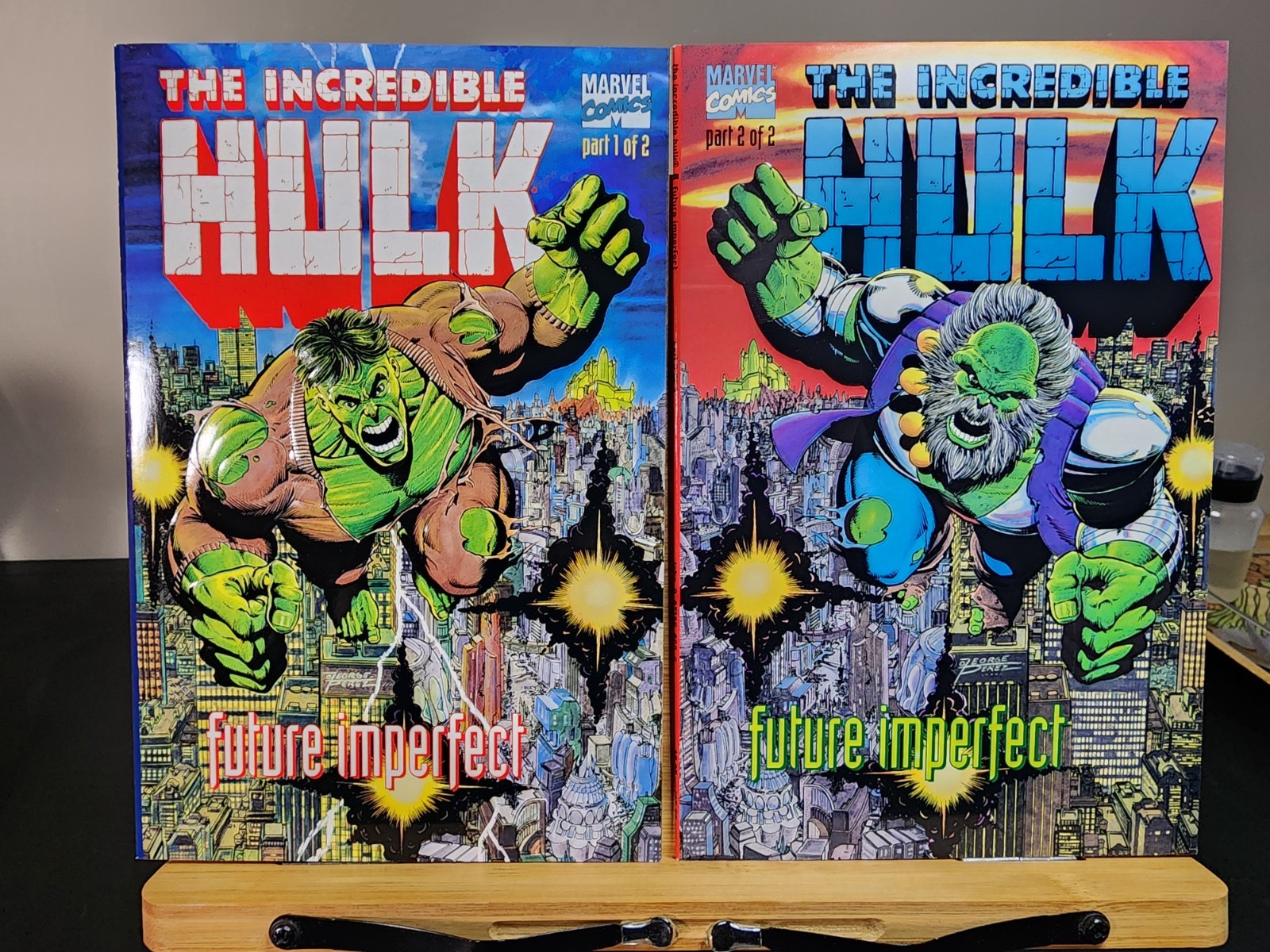 1993 Marvel INCREDIBLE HULK FUTURE IMPERFECT #1 & #2 First Maestro 9.4/NM