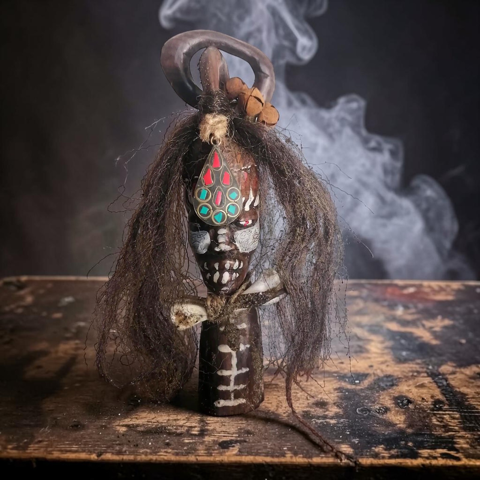Antique African Voodoo Mischief Maker, No USA Tariffs To Pay