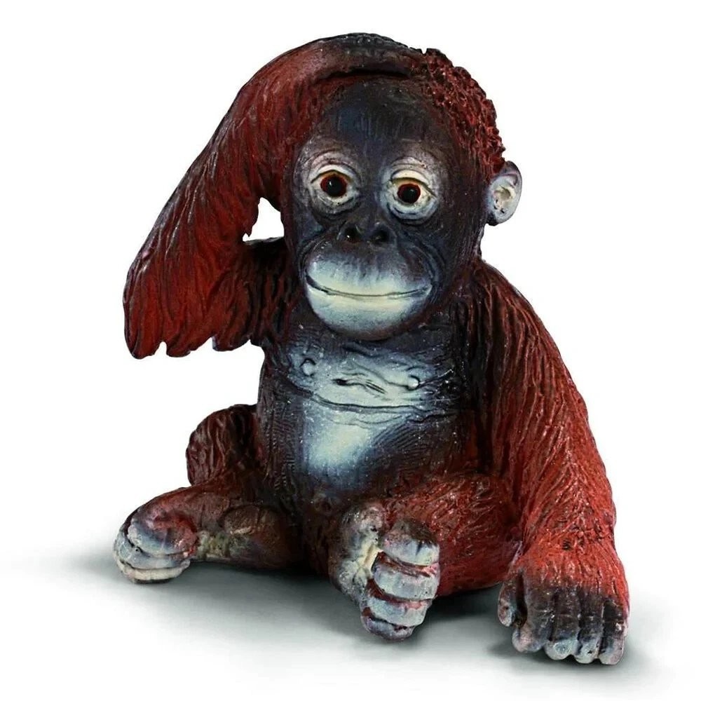 NEW Schleich 14307 Orangutan Young RETIRED Wild Life animal figurine monkey toy