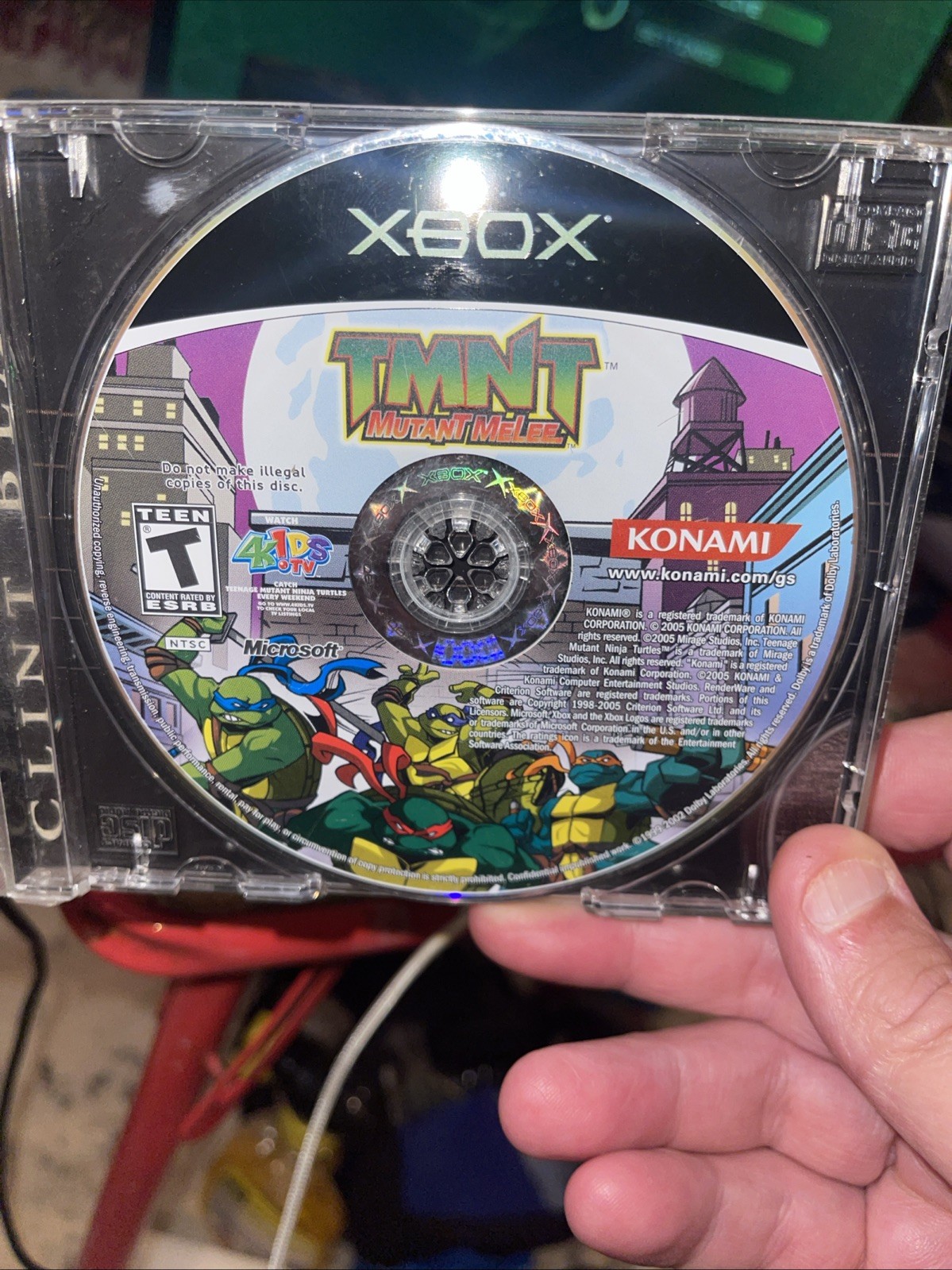 TMNT Mutant Melee (Microsoft Xbox, 2005) **DISC ONLY** Tested 