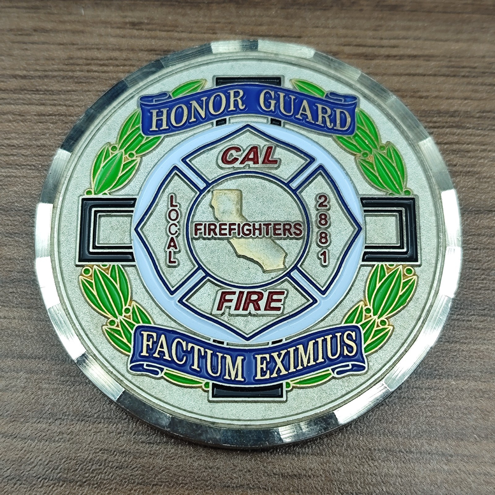 CAL FIRE Local 2881 Honor Guard Challenge Coin