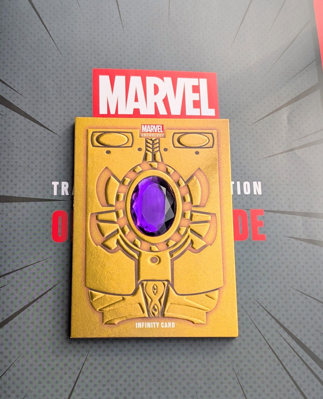 Panini Marvel Anthology Infinity Power Stone + Bonus Cards READ*