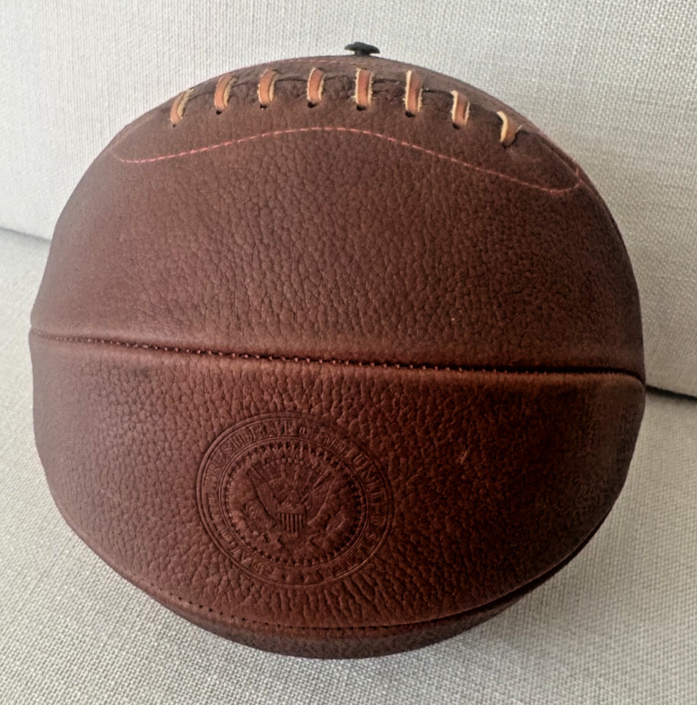 RARE Official White House LeatherHead Leather Basketball Presidential Seal NEW