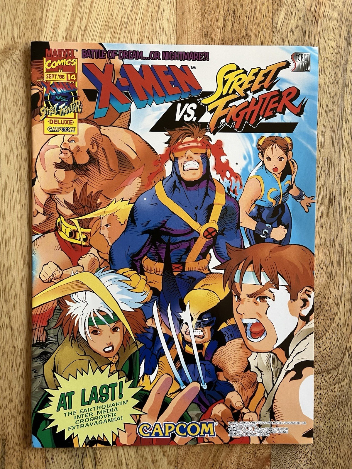 Capcom Secret File X-Men Vs Street Fighter