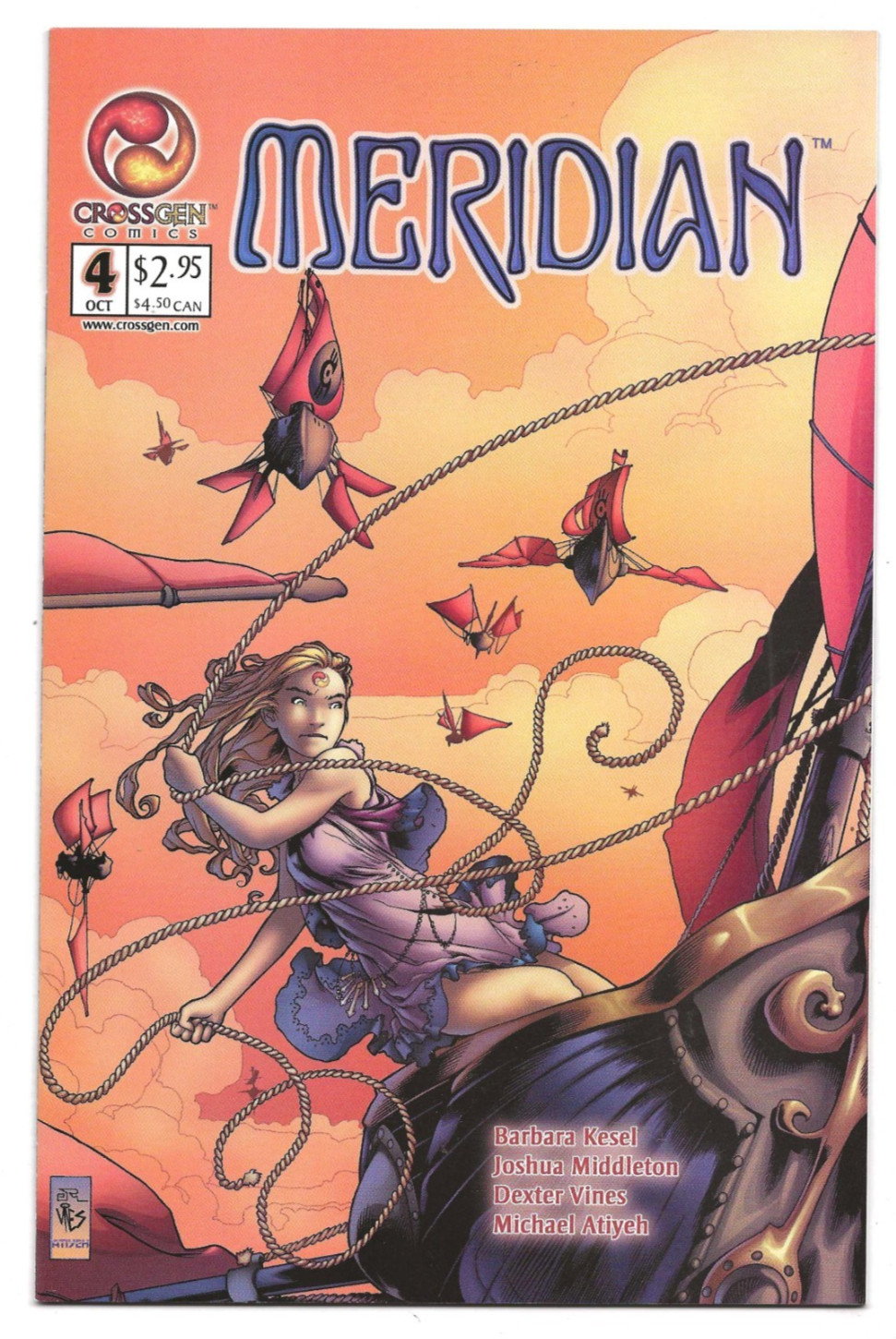 CrossGen Comics MERIDIAN #4 first printing