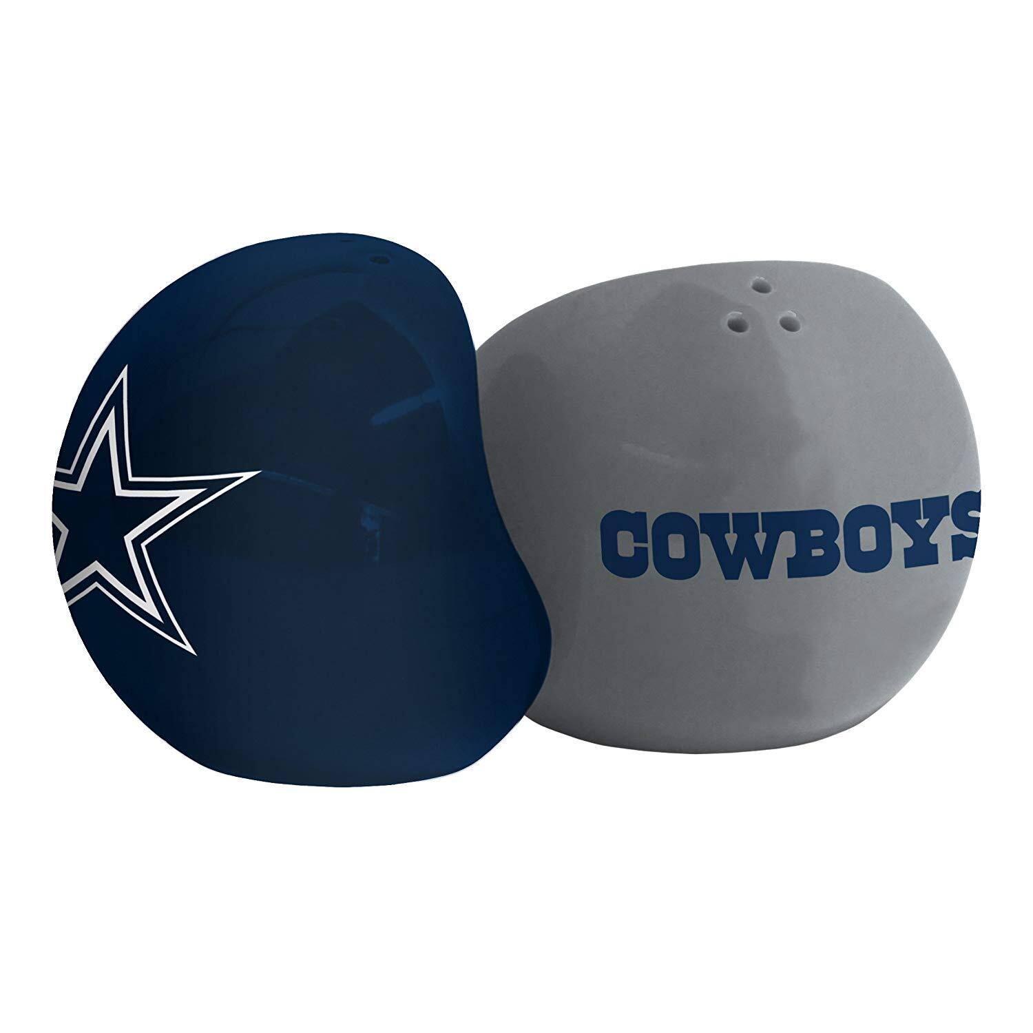 BB Officially Licensed NFL Dallas Cowboys Home and Away Salt and Pepper Shakers