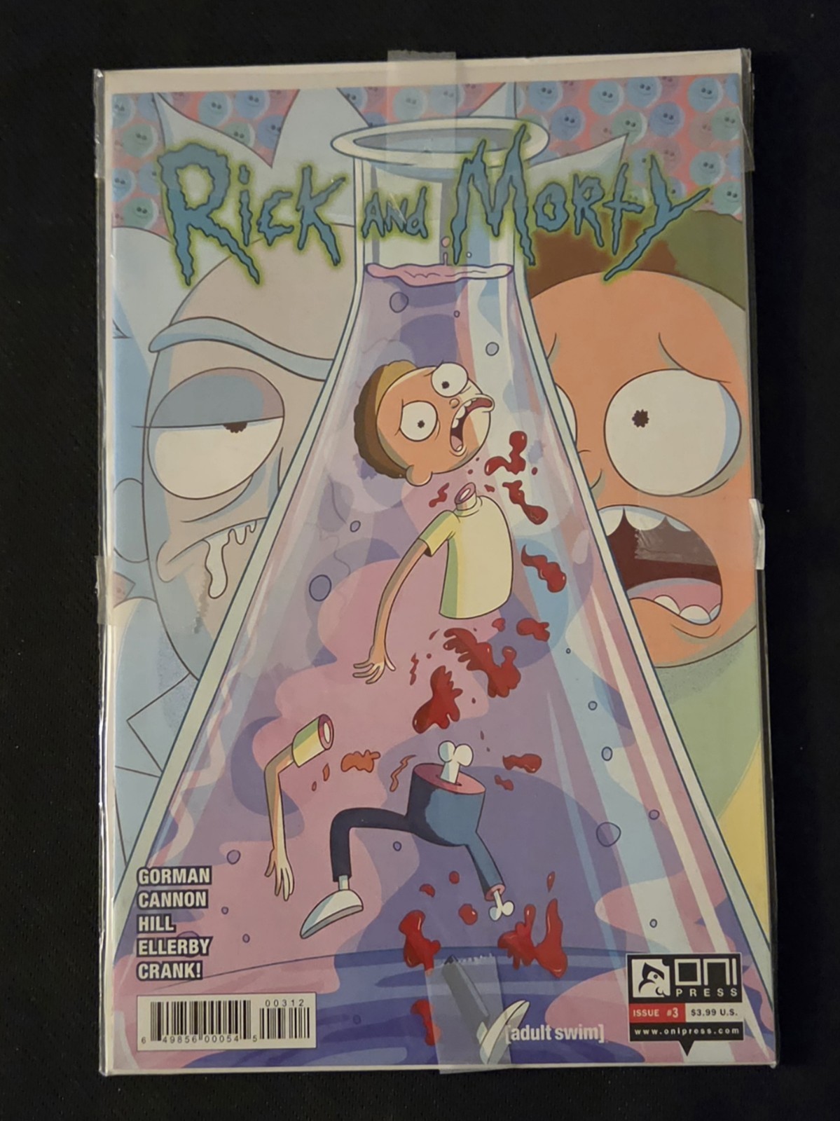Rick and Morty #3 2nd Print Variant Oni Press 2015 Zac Gorman Adult Swim