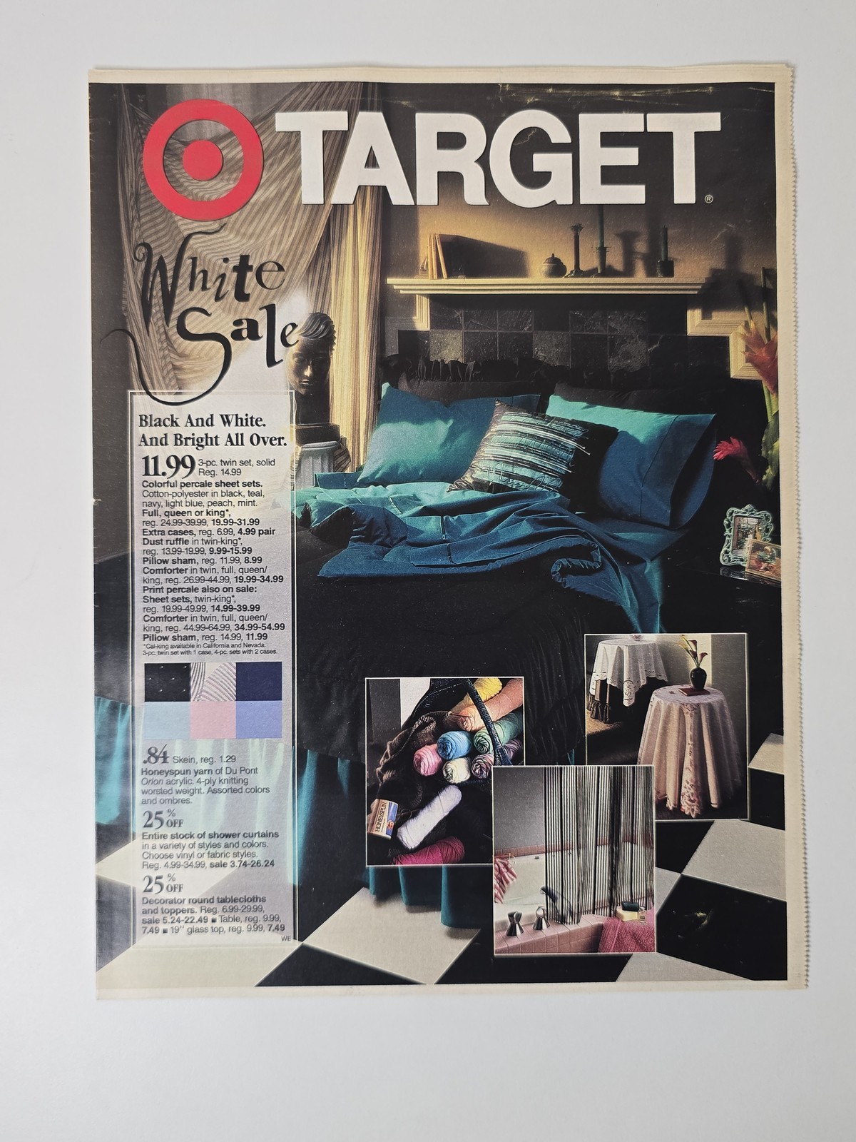 Vintage 1991 Target White Sale Catalog Nintendo NES Zelda II LEGO 15 Pages Ad