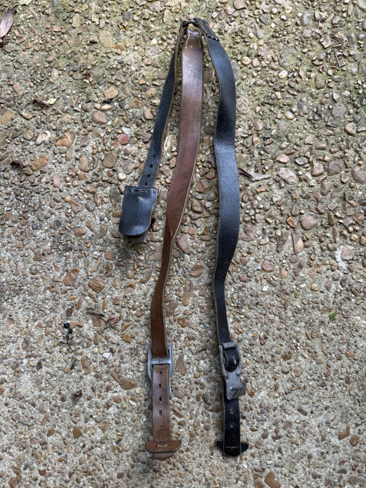 German WW2 WWII Y-straps Equipment Belt Dated 1942 Good Condition