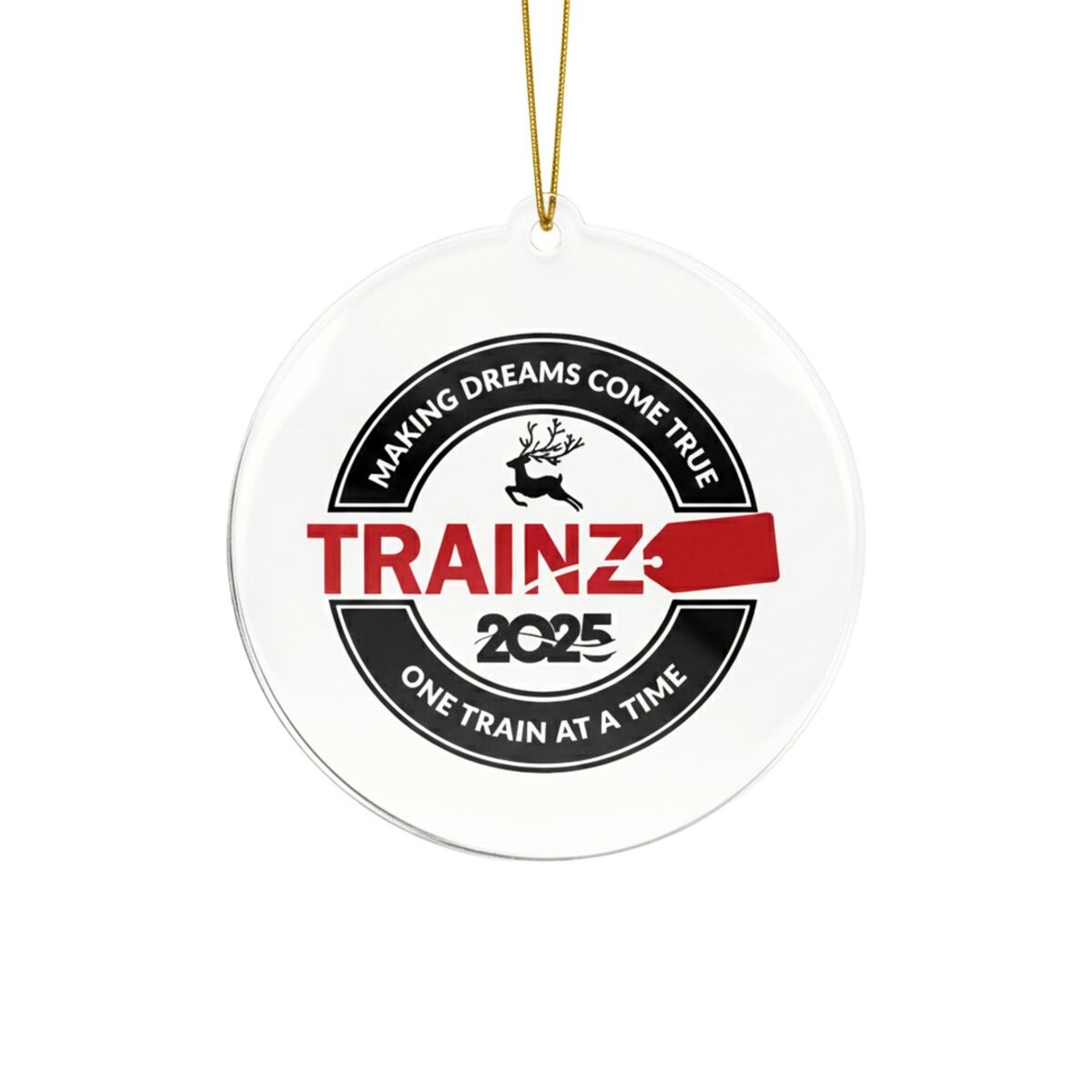 Trainz Official Trainz.com 2025 Christmas Ornament