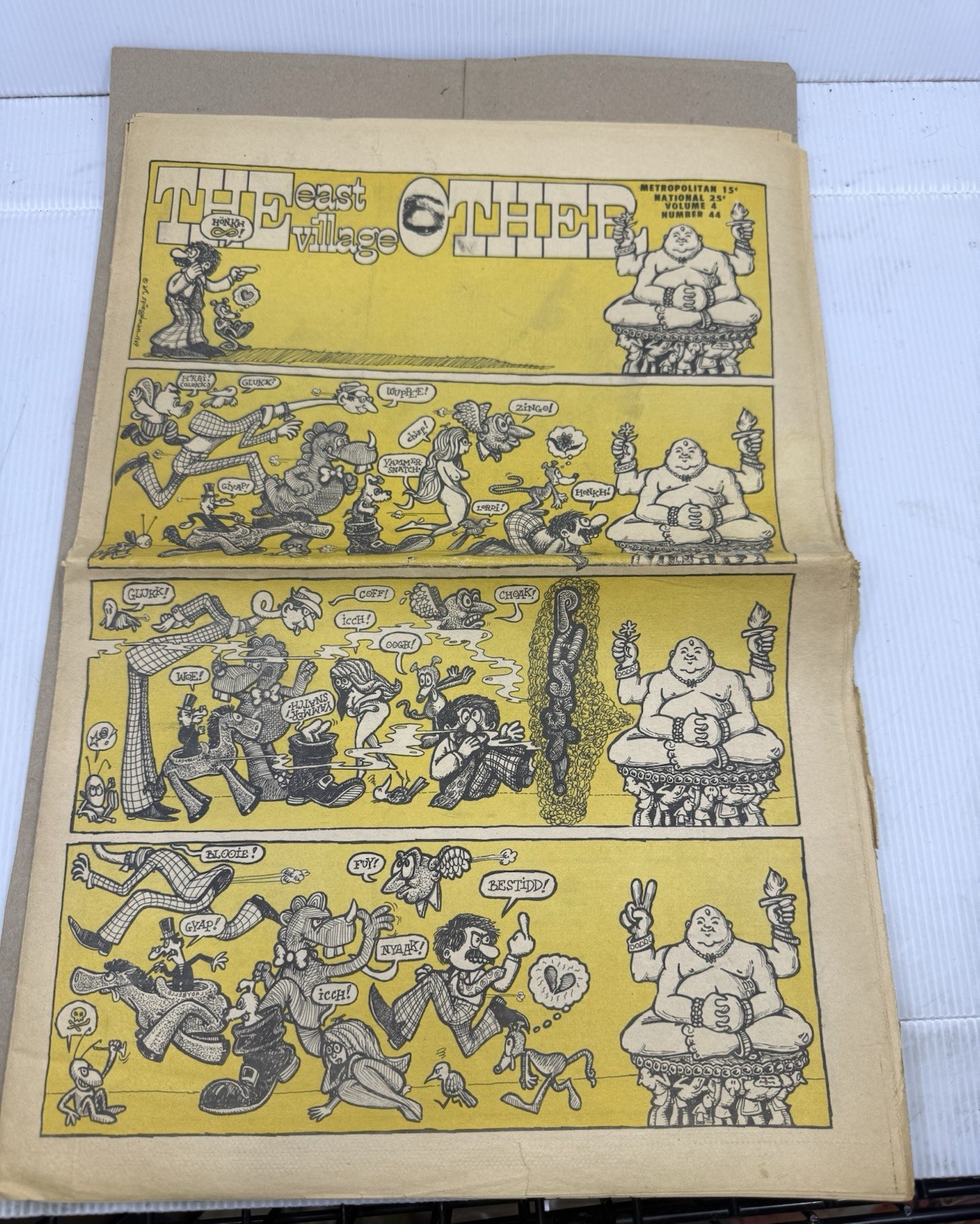 Rare vintage 1960s The East Village Other, psychedelic underground newspaper
