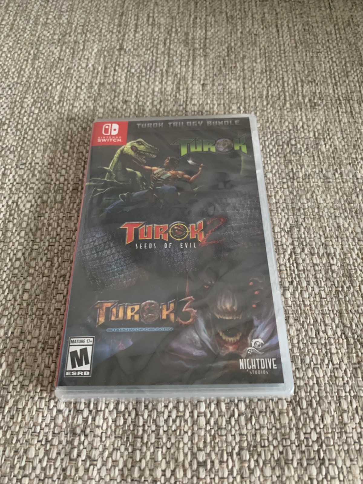 Turok Trilogy Bundle Switch Nintendo Universal Atari Brand New Sealed