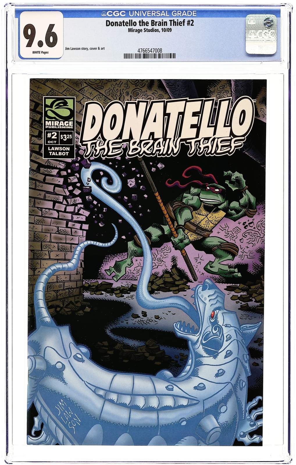 Donatello Brain Thief #2 CGC 9.6 2009 4766547008
