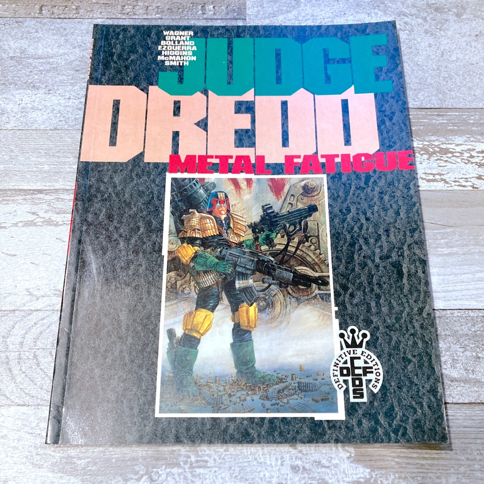 Judge Dredd Metal Fatigue Vintage 1991 TPB Graphic Novel Fleetway Publications