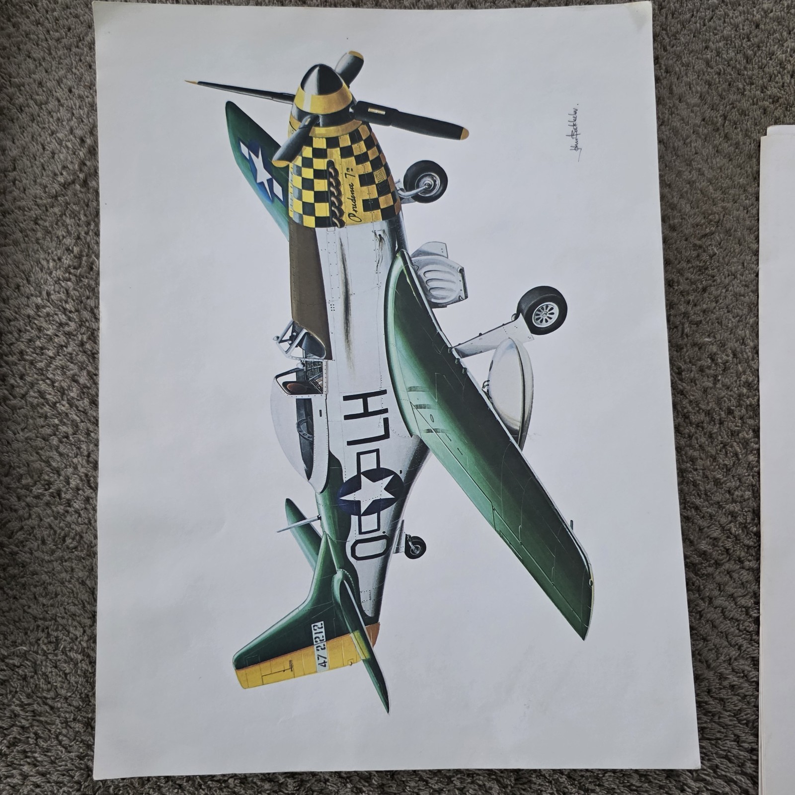 1979 Time Life Books WWII Aircraft Prints