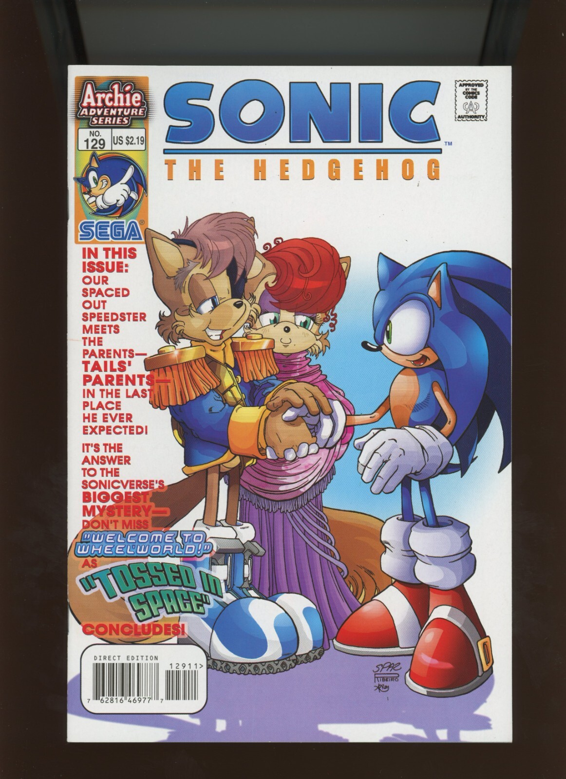 (2004) Sonic the Hedgehog #129 (9.0/9.2)
