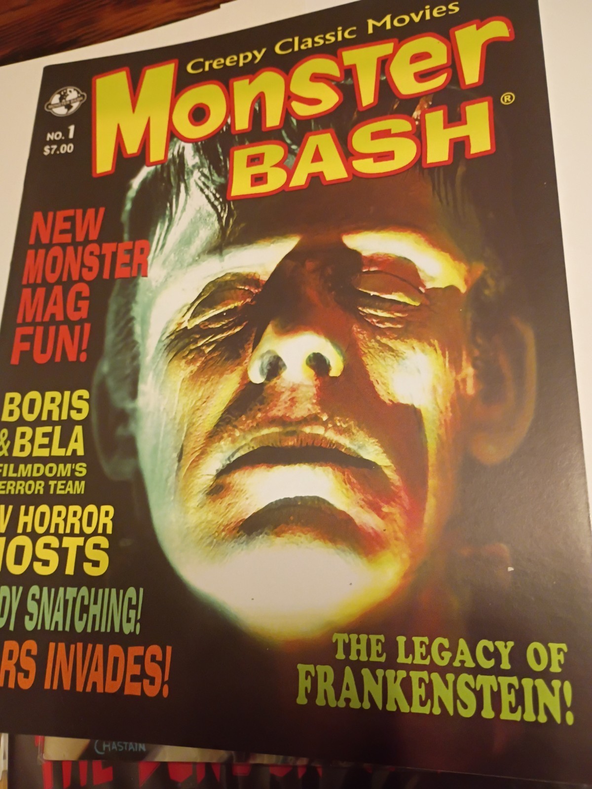 Monster Bash #1 Frankenstein Ron Adams Magazine 2004 VF legacy of Frankenstein