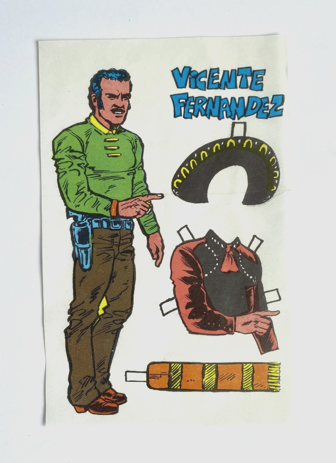 Vintage Vicente Fernandez Art Print Chente Mexican Mariachi Ranchera Mexico