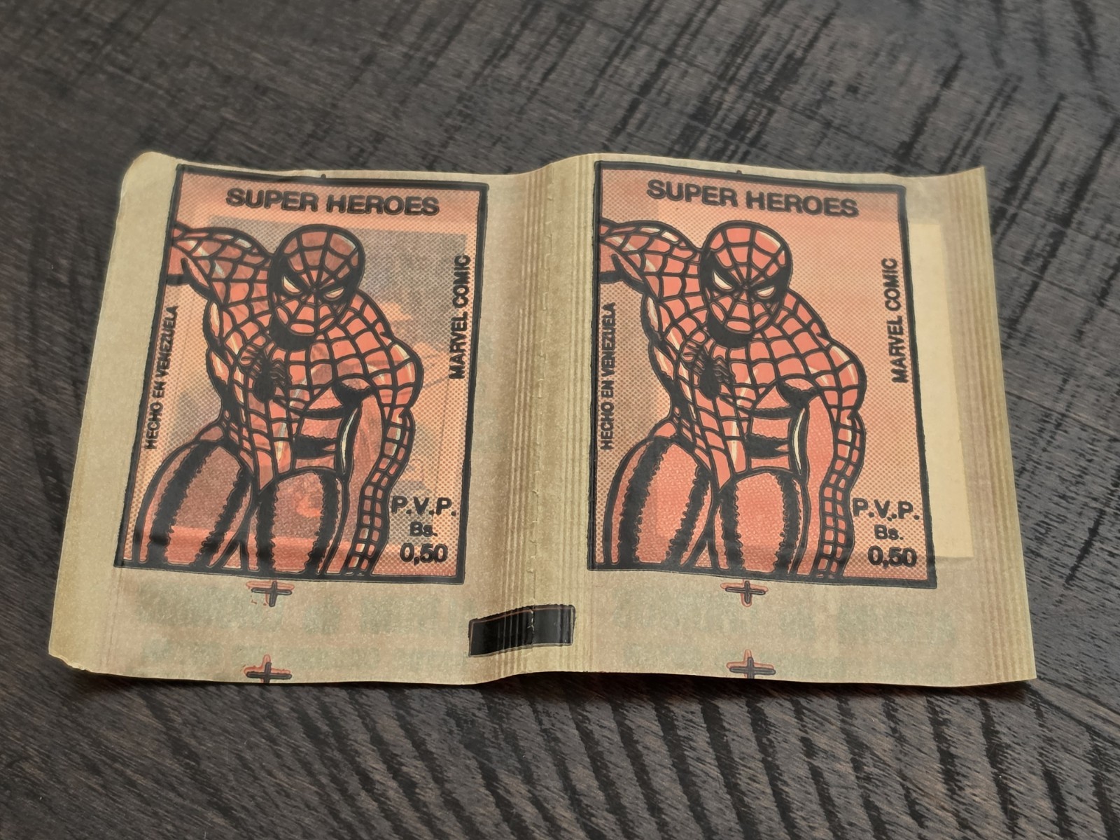 1980 Marvel Super Heroes Venezuela sticker packs Rare Pristine condition