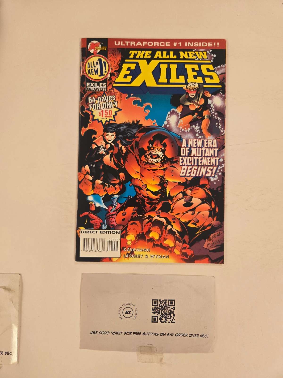 All New Exiles #1 Malibu Comic Books Prime Juggernaut 18 HH133