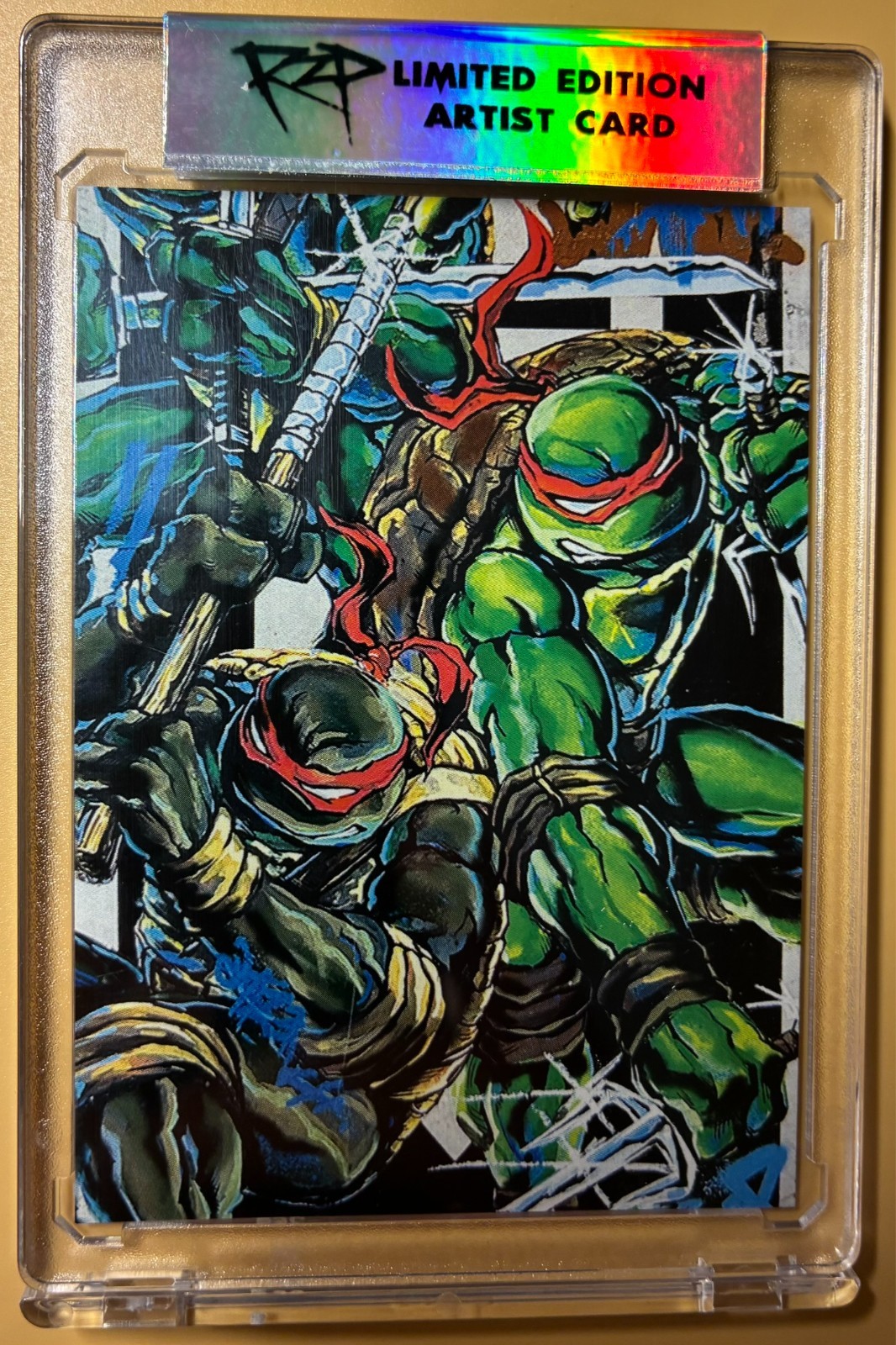 RZP Art Card Ltd 1/20, TMNT Cover, New NM