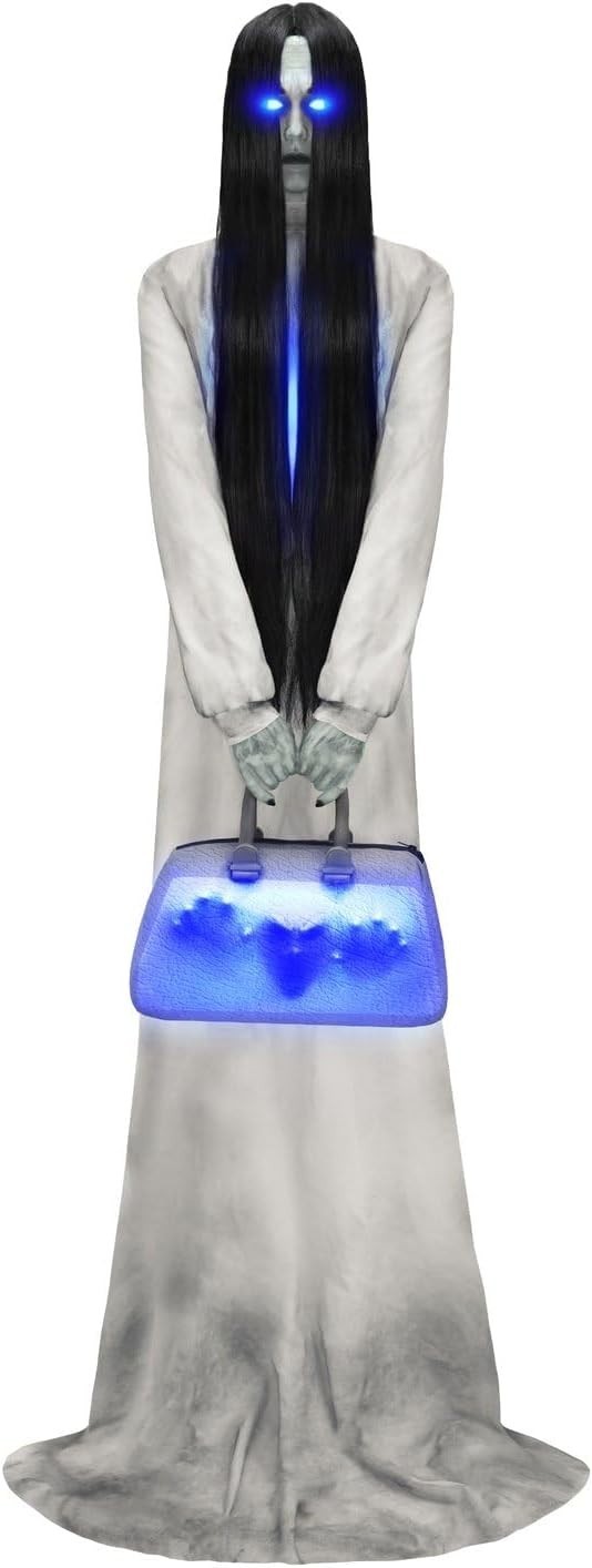 6Ft 11In Ft Tall Specter Lady Animatronic
