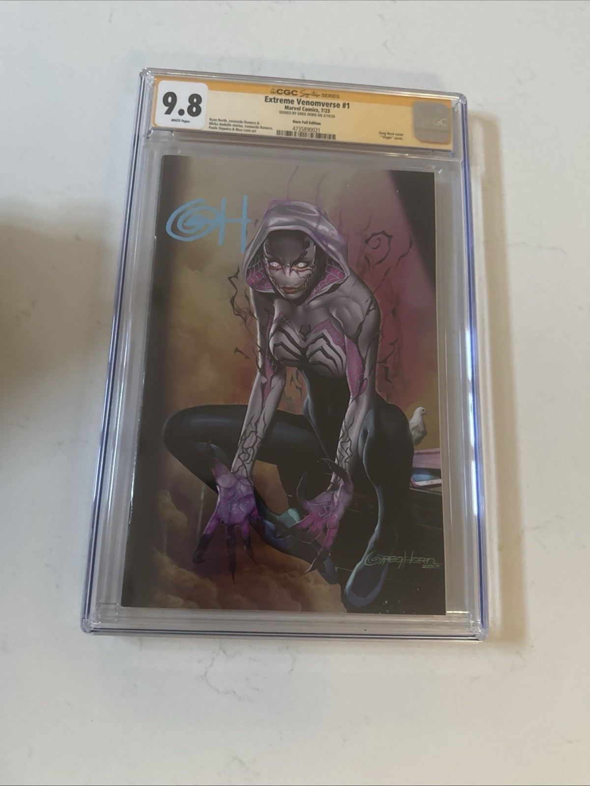 Extreme Venomverse #1 - CGC 9.8 SS - SIGNED BY GREG HORN